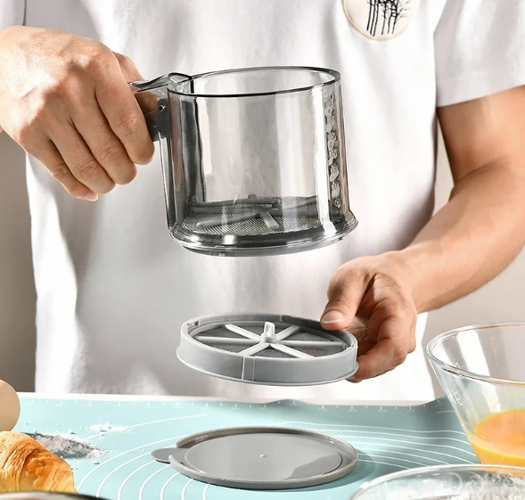 tamis cuisine semi automatique double facile a nettoyer