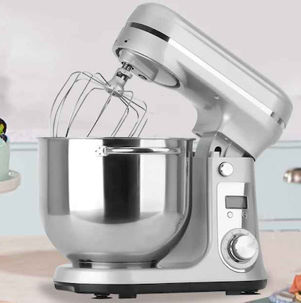 batteur-mixeur-argenté