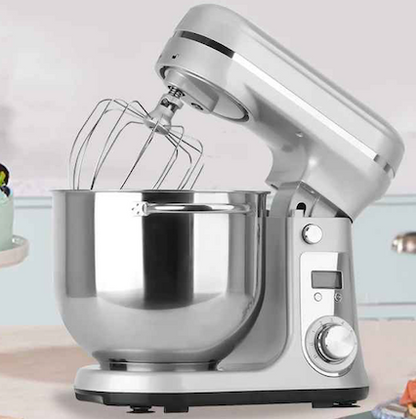 batteur-mixeur-argenté