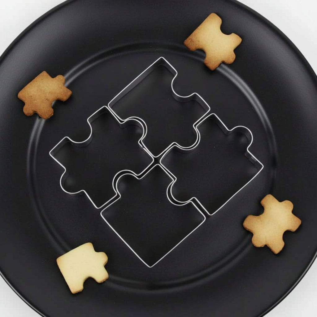 emporte piece acier inox puzzle 3D
