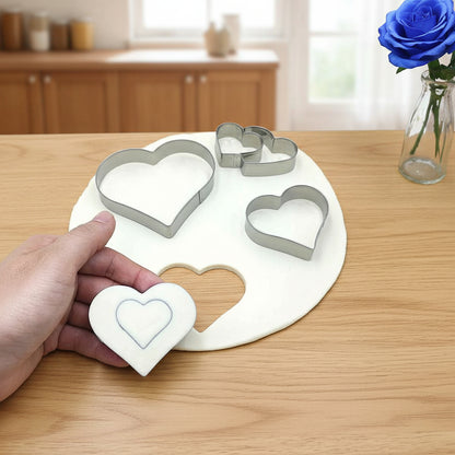 emporte piece coeur en acier pour patisserie