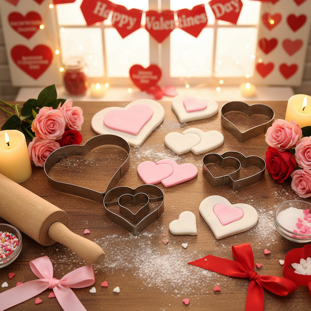 emporte piece coeur en acier pour st valentin et occasion