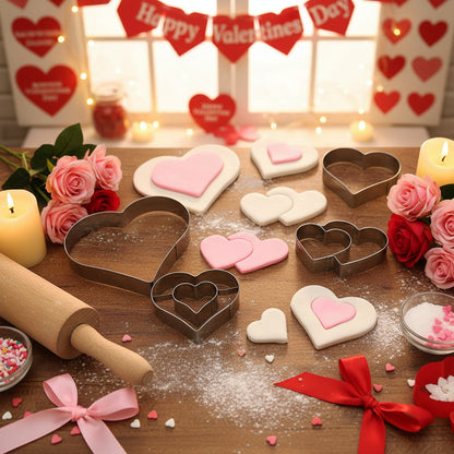 emporte piece coeur en acier pour st valentin et occasion