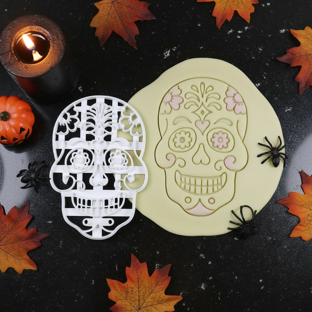 emporte piece halloween 3D plastique fete de la mort