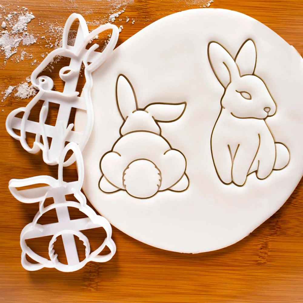 emporte piece lapin face et dos
