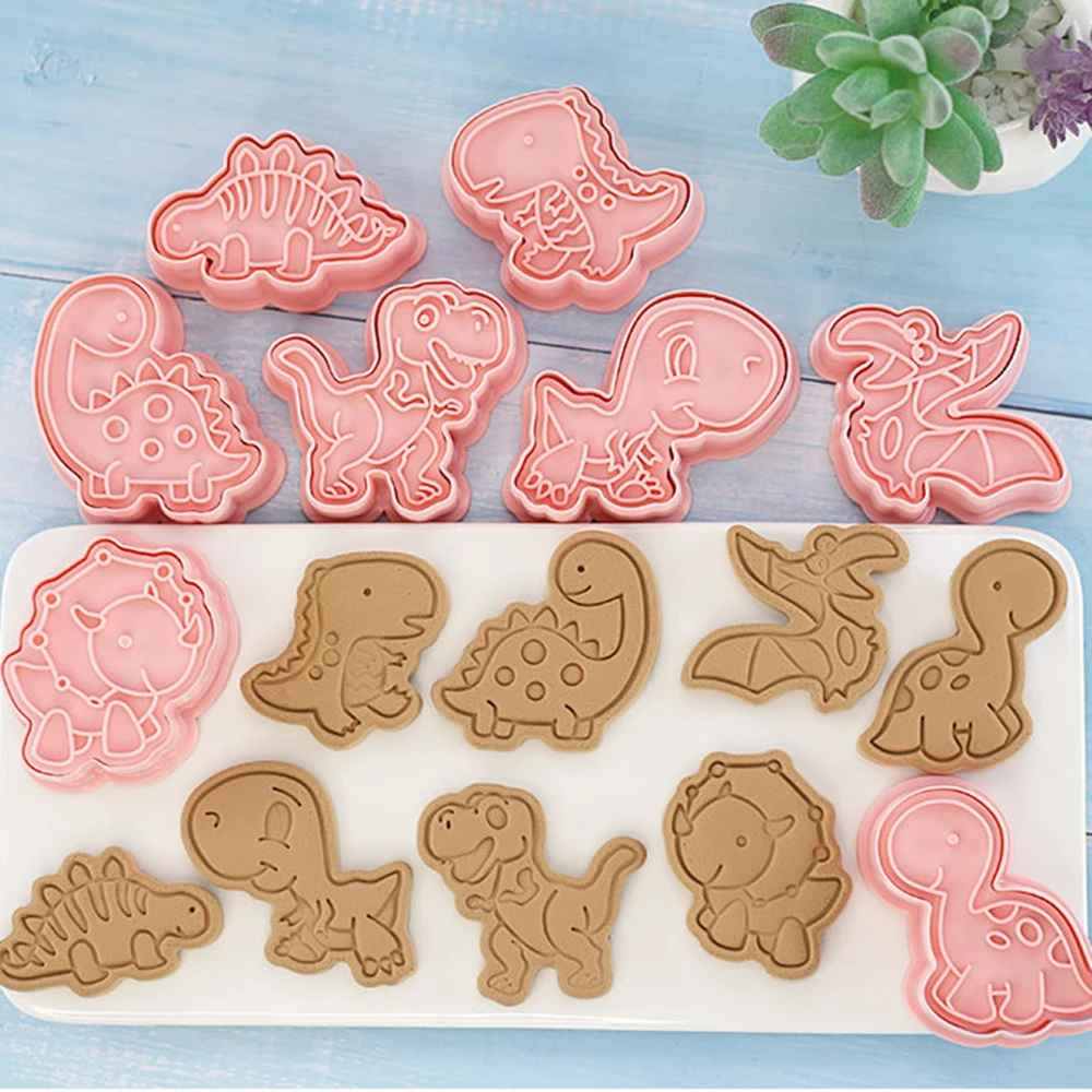 emporte piece plastique pour sabler en forme de dinosaures 