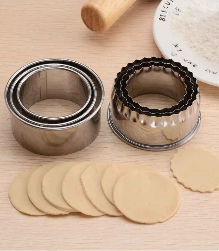 emporte piece rond 3 modele et taille en acier 