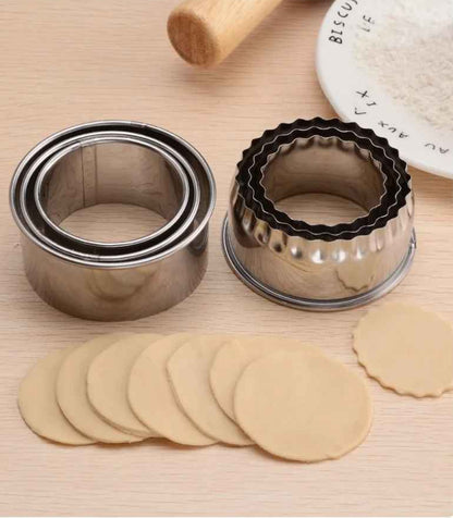 emporte piece rond 3 modele et taille en acier 