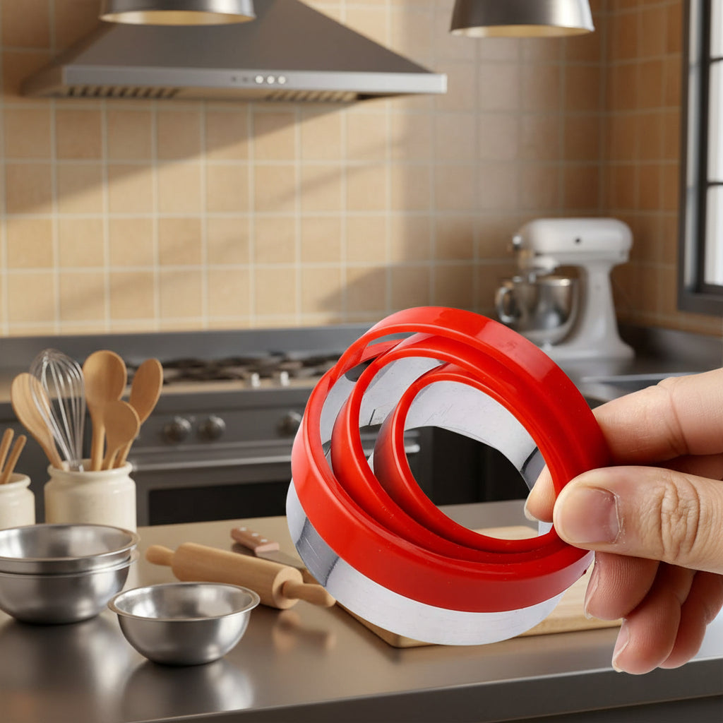 emporte piece rond 3 tailles en plastiquer et acier