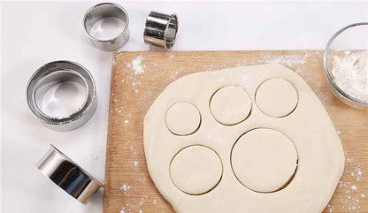 emporte piece rond 5 taille acier inoxydable pour patisserie et gateau