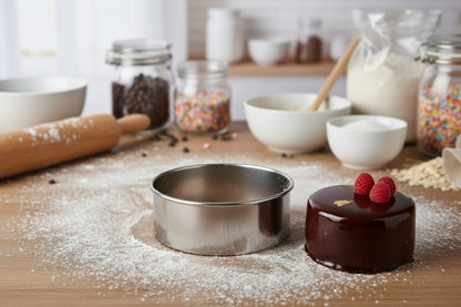 emporte piece rond en acier inox pour patisserie