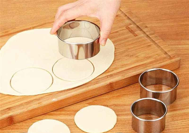 emporte piece rond en acier pour patisserie