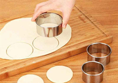 emporte piece rond en acier pour patisserie
