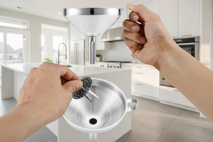 entonnoir avec filtre amovible