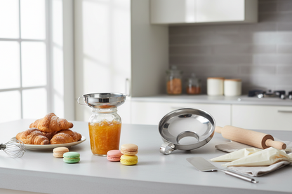 entonnoir en inox avec large ouverture polyvalent pour la cuisine