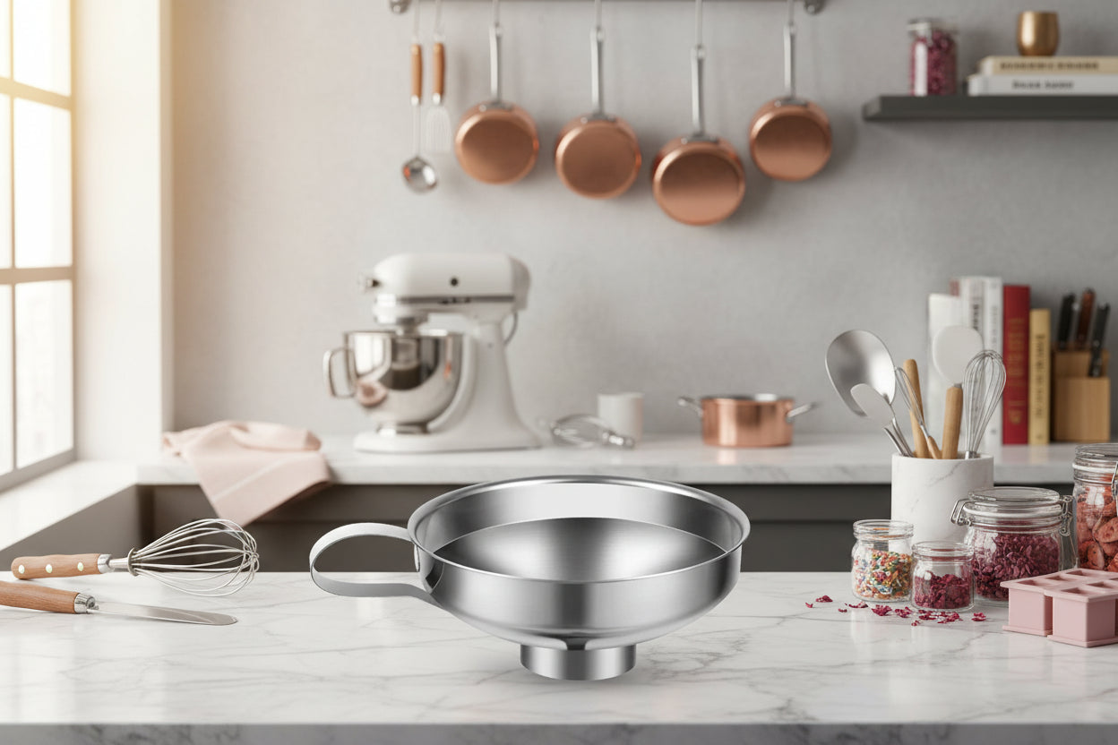 entonnoir en inox pour cuisine