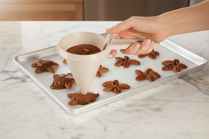 entonnoir a piston parfait pour patisserie