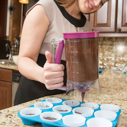 entonnoir a piston pour brownies