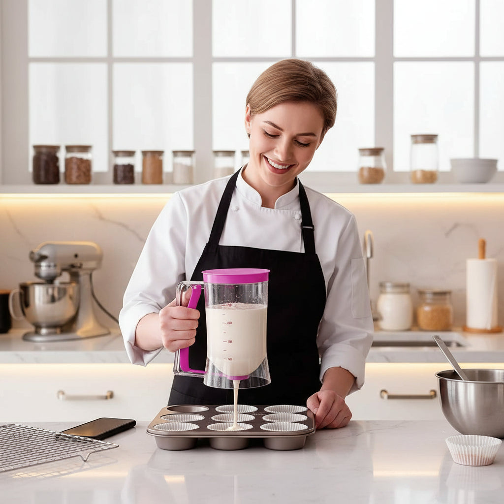 entonnoir a piston pour cupcakes
