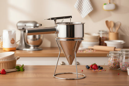 entonnoir a piston professionnel pour cuisinier 