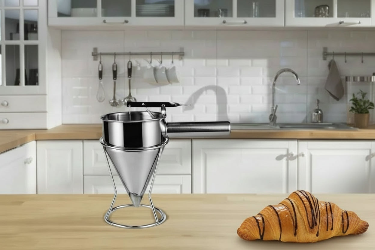 entonnoir a piston professionnel pour patisseries et gateaux