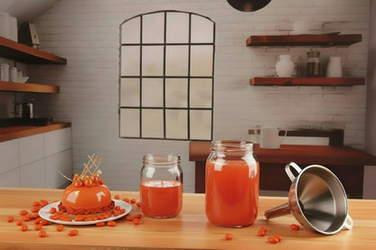 entonnoir avec filtre amovible en acier inox