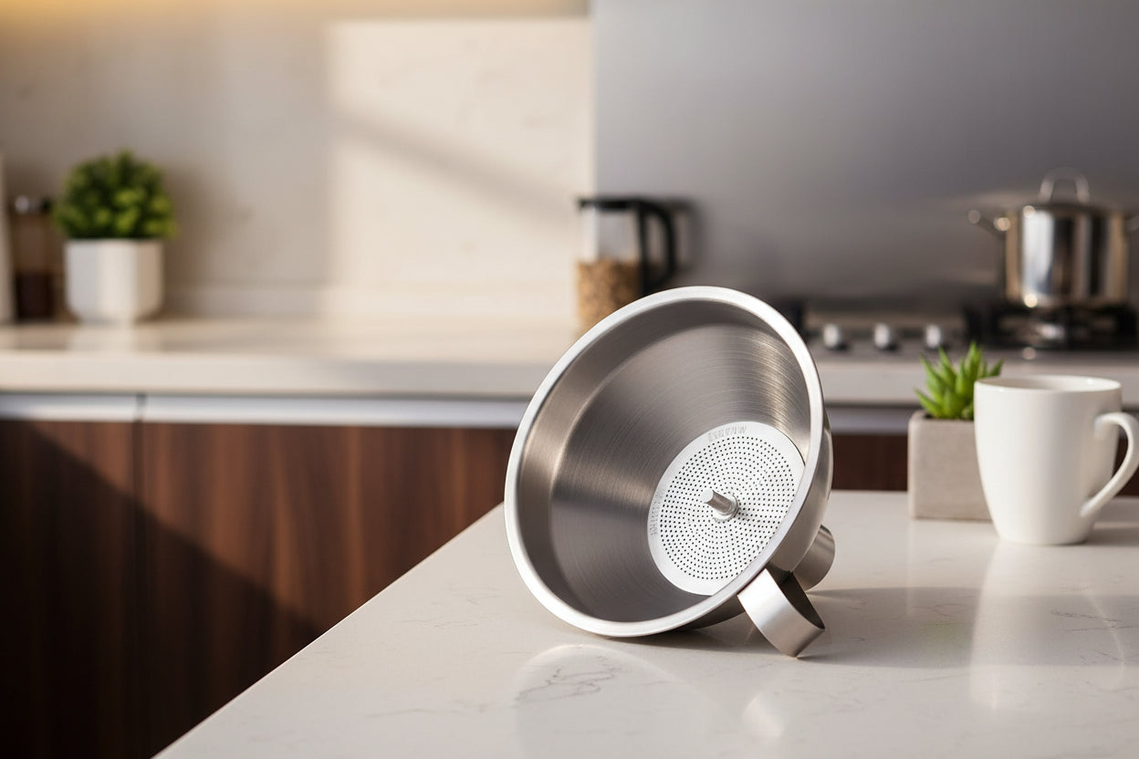 entonnoir avec filtre pour la cuisine