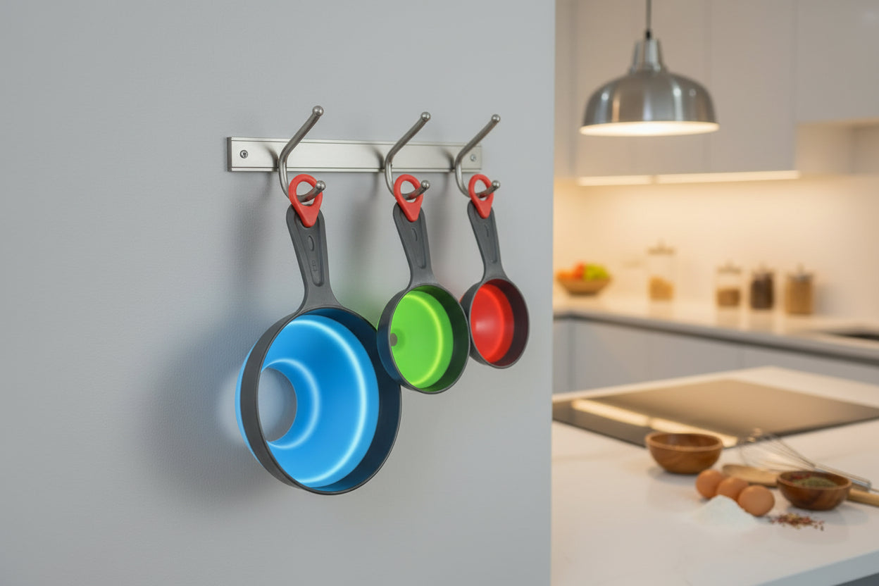 entonnoir cuisine avec trou de suspension