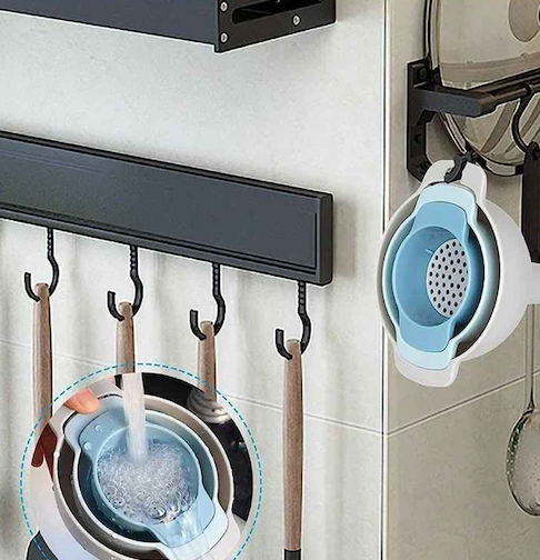 entonnoir en plastique suspendu pour rangement