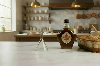entonnoir en verre pour sirop