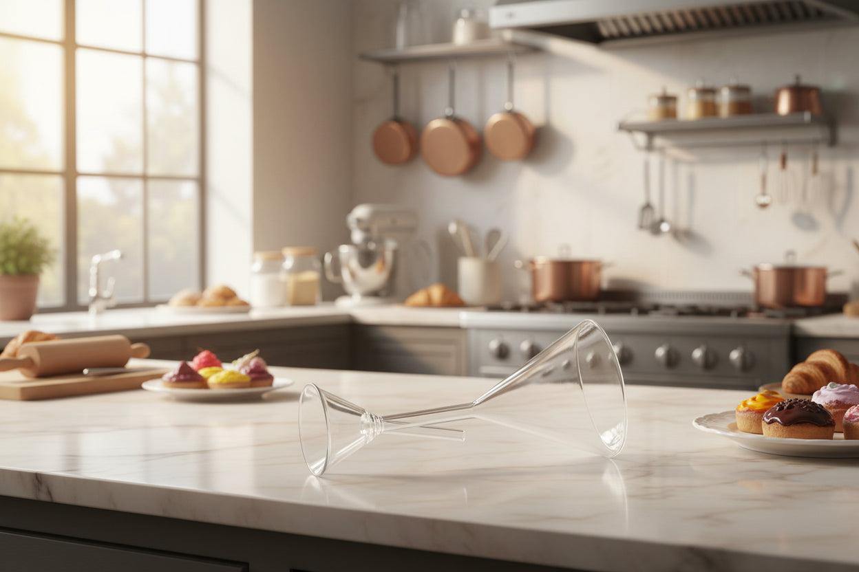 entonnoir en verre solide pour la cuisine