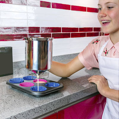 entonnoir piston en acier inox securitaire pour enfant