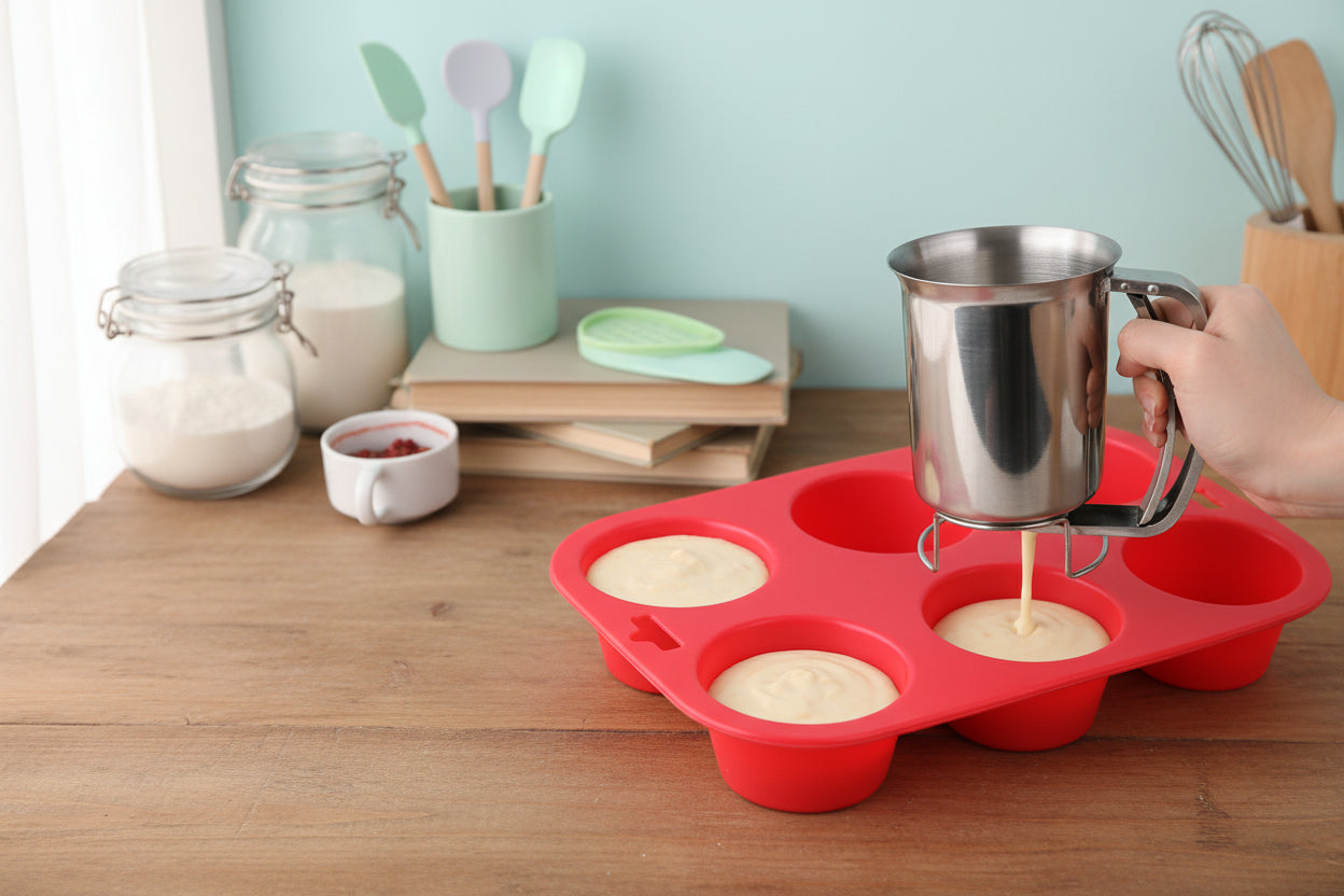 entonnoir piston pour muffins