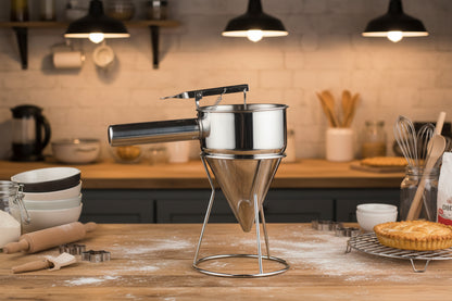 entonnoir à piston professionnel pour patissier
