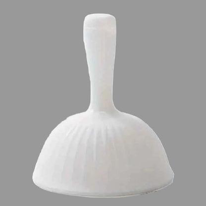 entonnoir silicone blanc