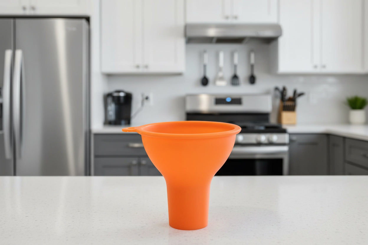 entonnoir silicone orange