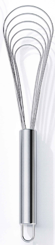 fouet plat acier inox moyen