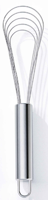 fouet plat acier inox petit