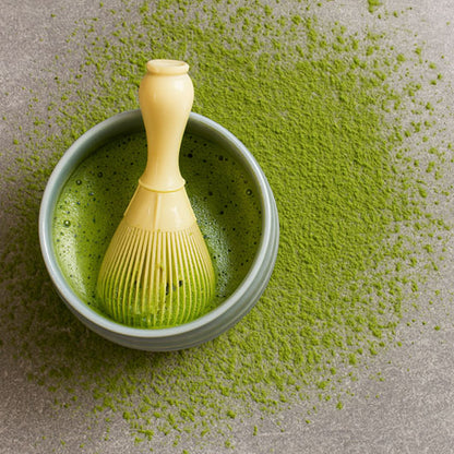 fouet preparation matcha
