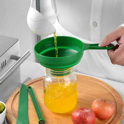 grand entonnoir large en silicone pour compote pomme