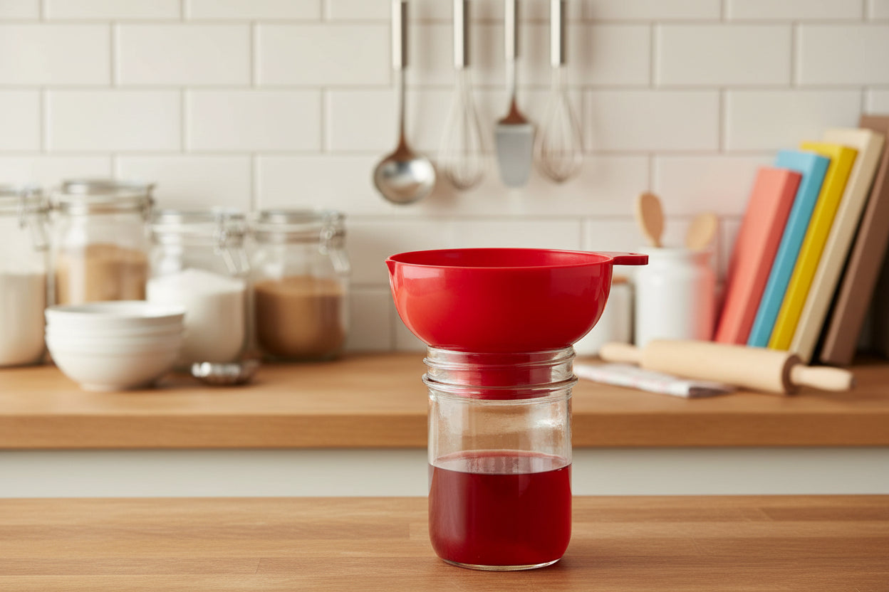 grand entonnoir en plastique pour sirop