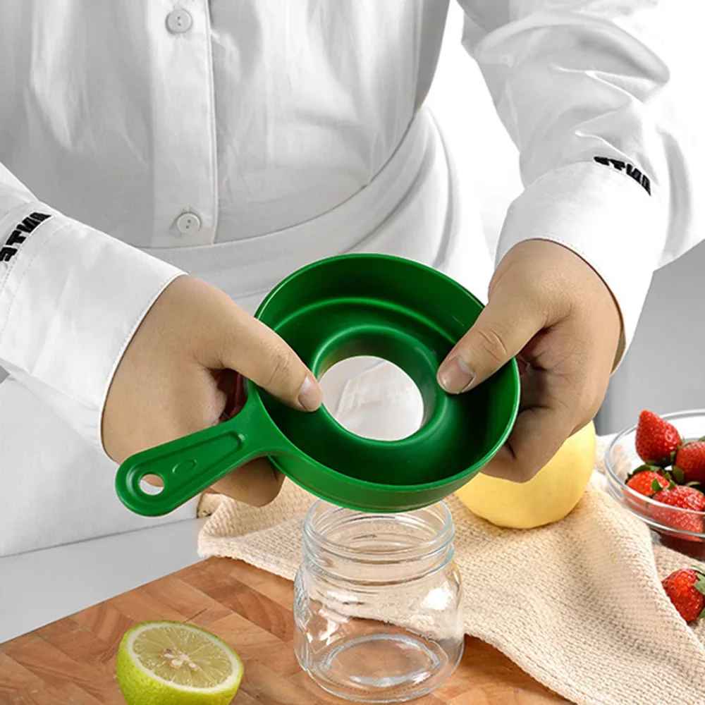 grand entonnoir en silicone pliable