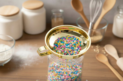 grand entonnoir pour confettis a gateau