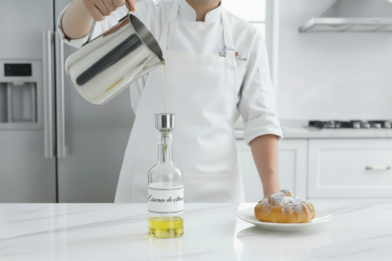 mini entonnoir en acier inox pour cuisine