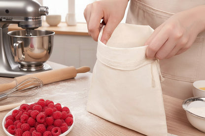 passoire en tissus réutilisable pour extrait jus de fruits