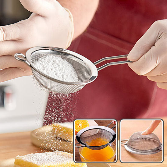 passoire inox polyvalente pour saupoudrer