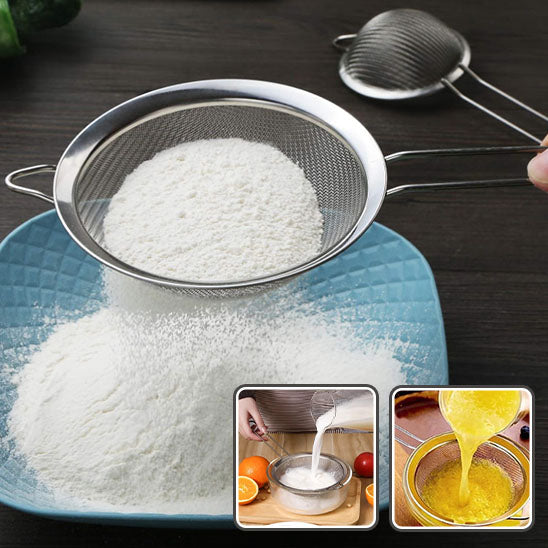 passoire inox pour saupoudré sucre a glacer