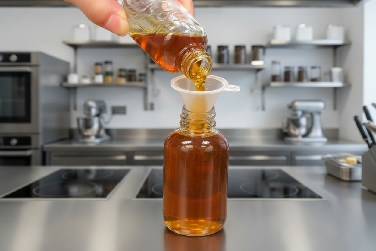 petit entonnoir de cuisine pour ingrédients liquides