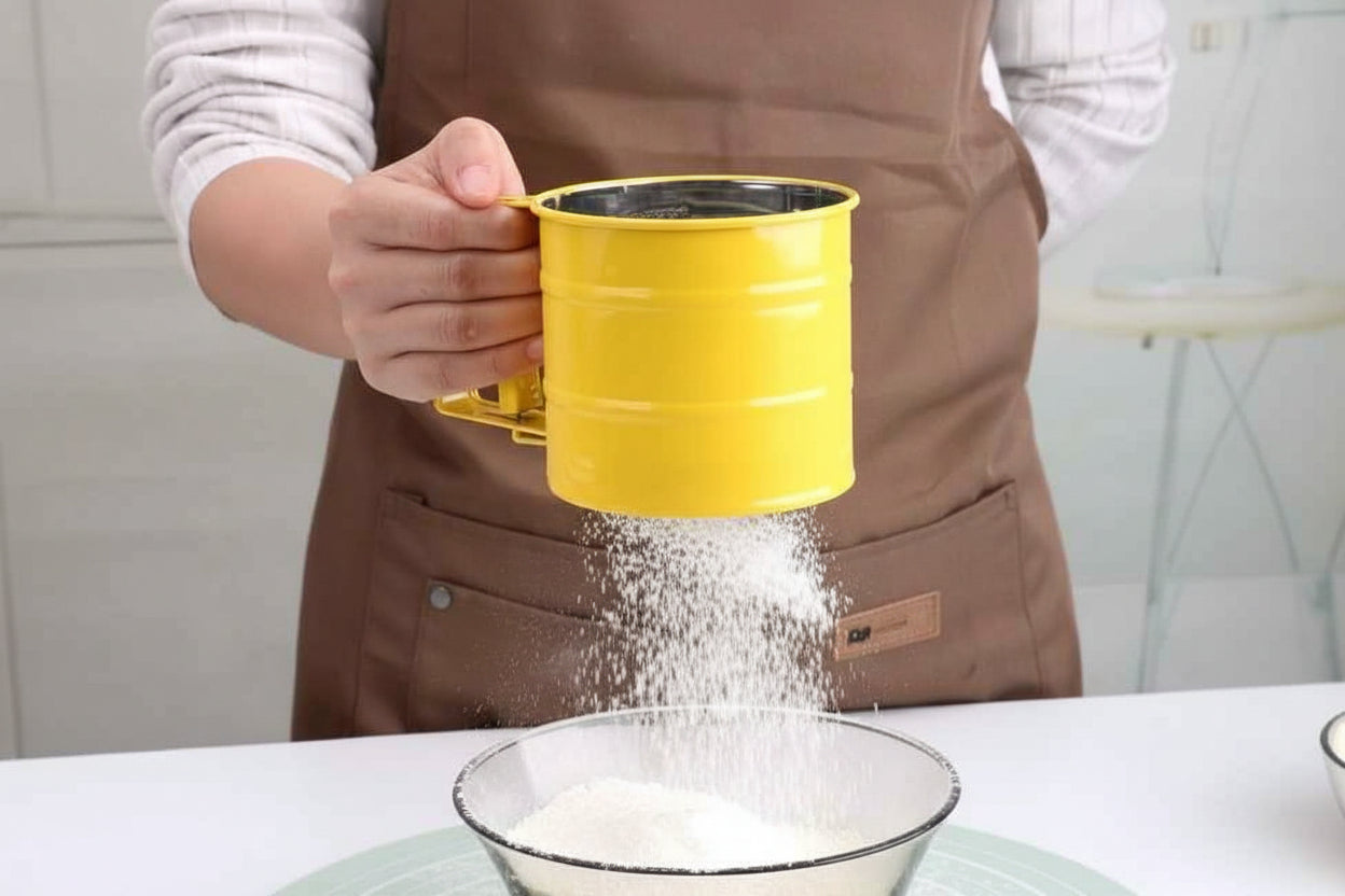 tamis cuisine semi automatique a pression pour farine