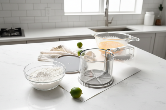 tamis cuisine semi automatique graduer filtre simple en acier